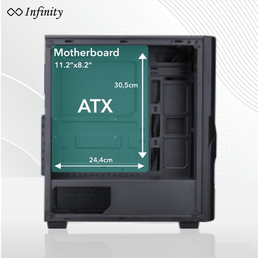 Infinity Enigma ATX Gaming Case PC Casing