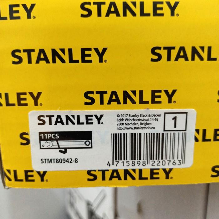 Stanley 11 Pcs Kunci Ring Pas Set 8-24 MM