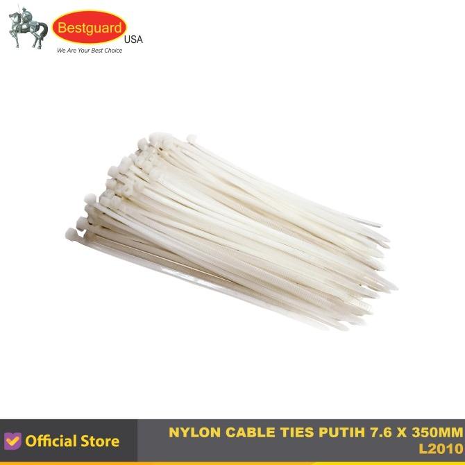 

KABEL TIES PUTIH 7.6 X 350MM (100PCS) BESTGUARD