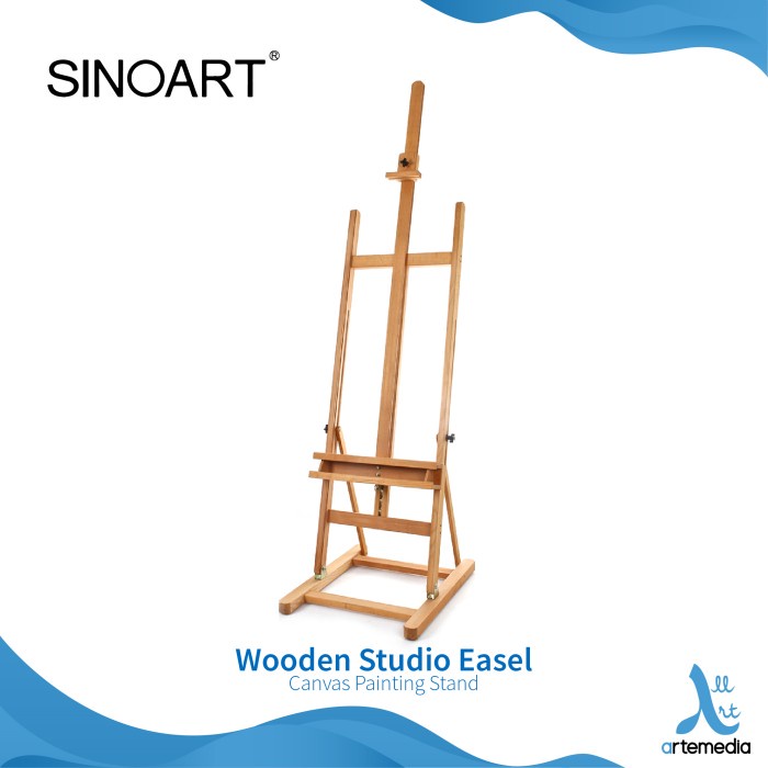 Easel Easel Lukis Sinoart Studio Wooden Canvas Painting Stand