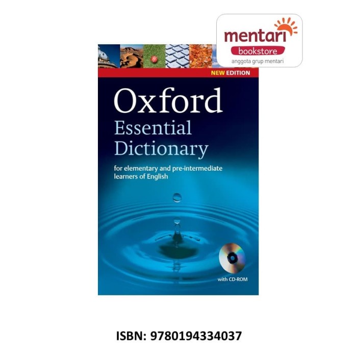 Hot Sale Oxford Essential Dictionary W/Cd-Rom(2E) Kamus Bahasa Inggris Terbaru