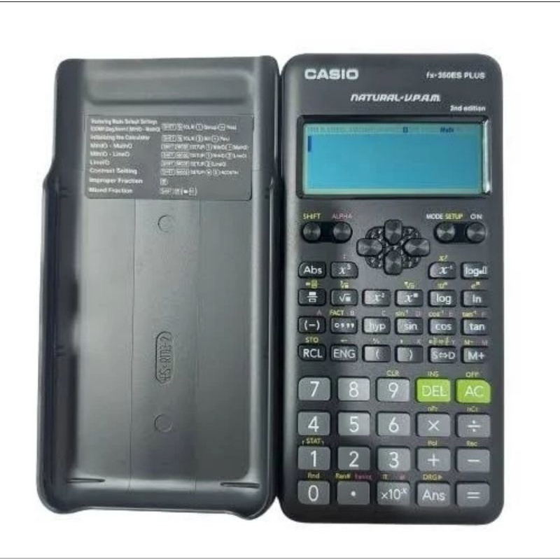 

CASIO KALKULATOR SCIENTIFIC FX 350 ES PLUS 2ND EDITION BARU