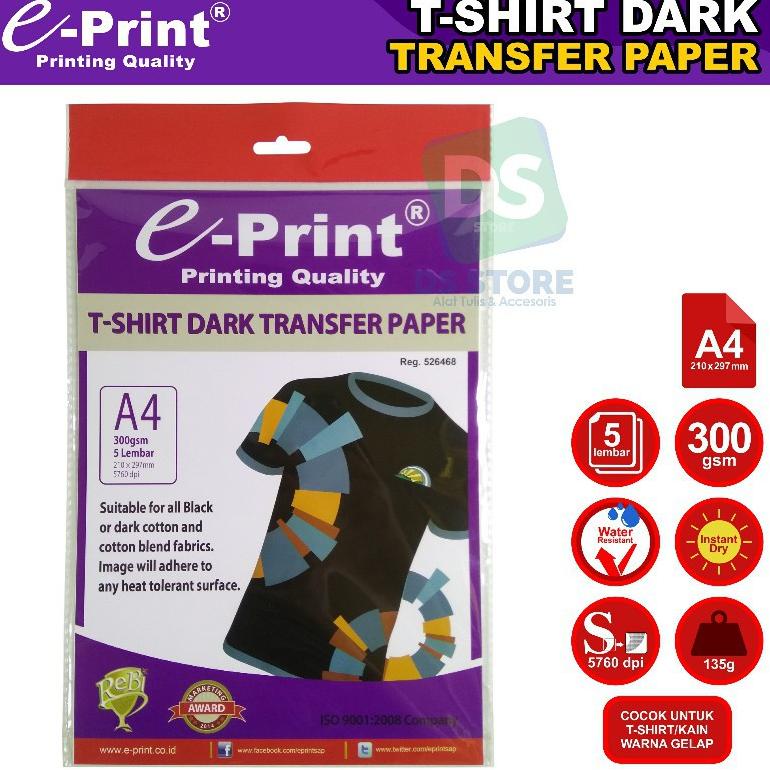 

Termurah [Pak] Kertas Transfer Paper Dark A4/Kertas
