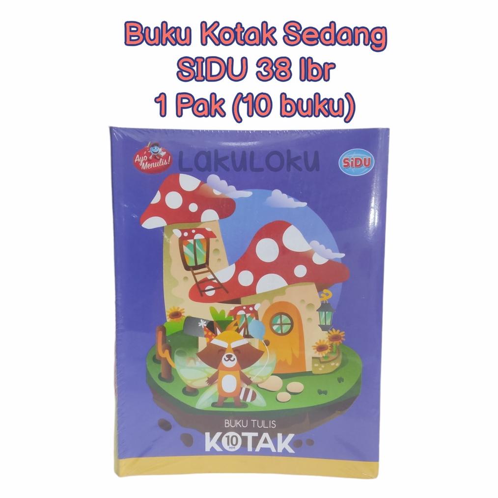 

Terlaris Buku Kotak Sedang / Buku Kotak Tanggung 10Mm Sidu 38 Lembar 1 Pak Isi 10 Buku