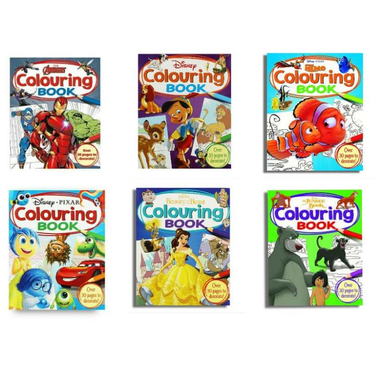 

bkyp -90 coloring book buku mewarnai disney pixar cars marvel ATD