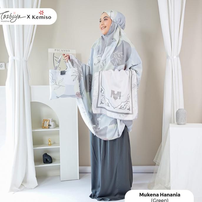 MUKENA TAZBIYA X KEMISO HANANIA SERIES ALLSIZE/MUKENA DEWASA/RAYON