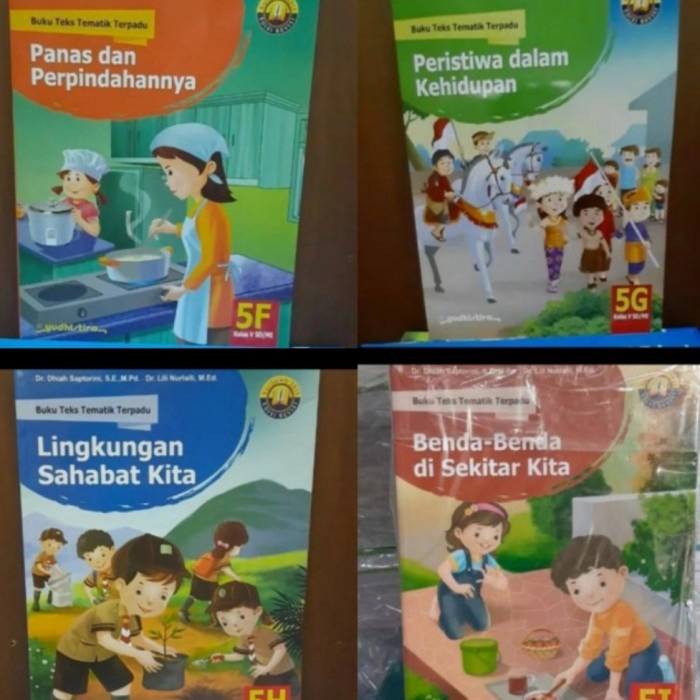 Promo Buku Paket Tematik Sd Kelas 5 Fghi Yudhistira Termurah
