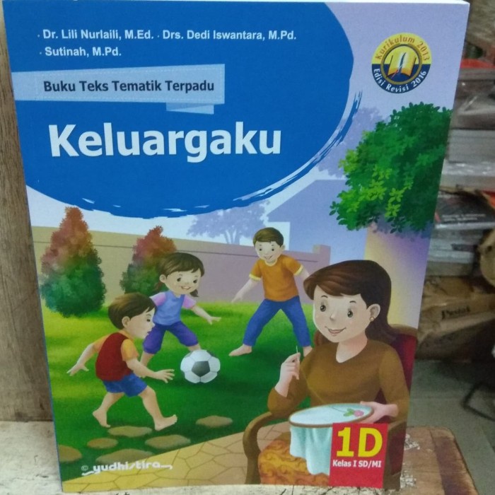 Flash Sale Buku Teks Tematik Terpadu Kelas 1A 1B 1C 1D Revisi 2016 Terbaru