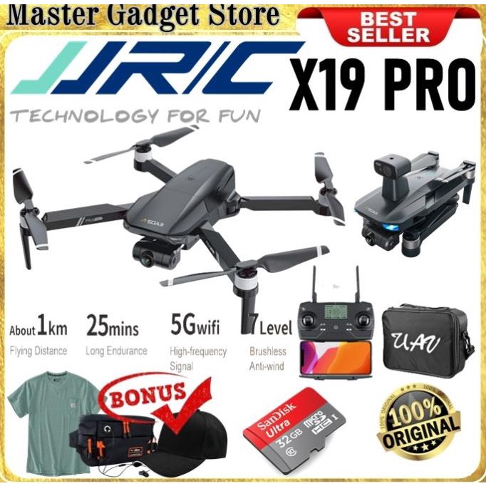 RC Drone JJRC X19 PRO GPS brushless OAS Camera WiFi FPV 4K 1KM 2 axis