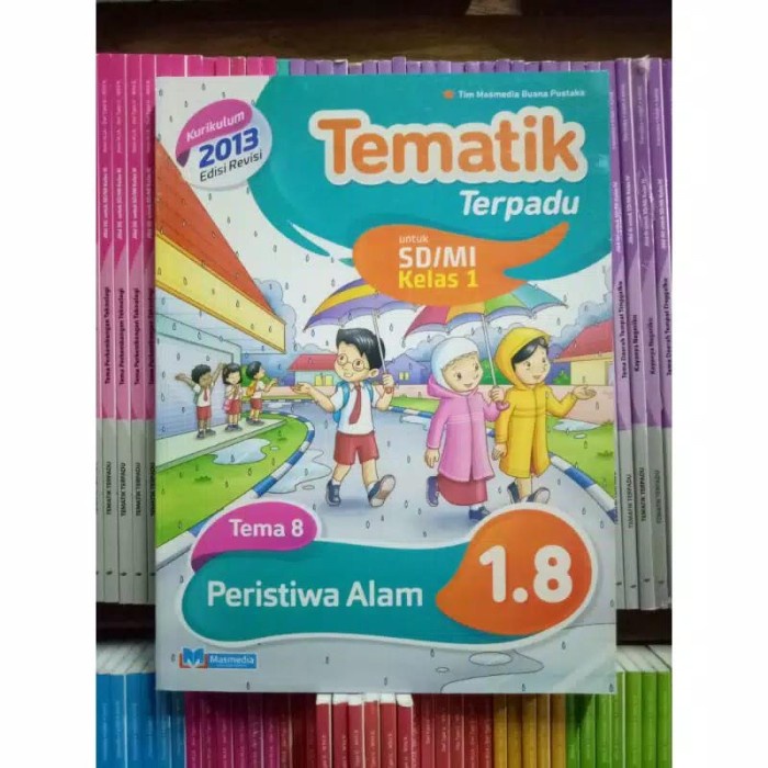 Hot Sale Paket Tematik Terpadu Kelas 1 Sd Tema 5,6,7,8 K13N Masmedia Terlaris