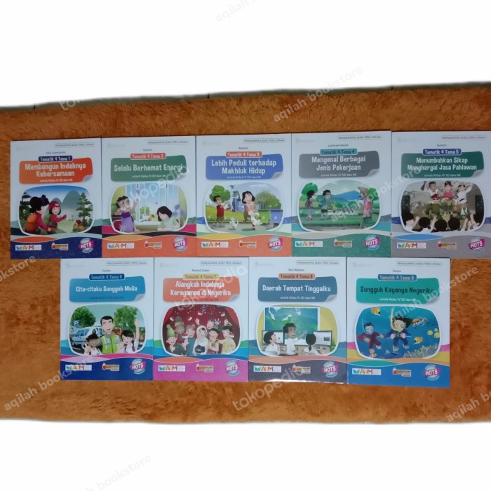 Diskon Spesial Paket Buku Tematik Sd Kelas 4 Tema 1-9 Platinum Tiga Serangkai Akm Termurah