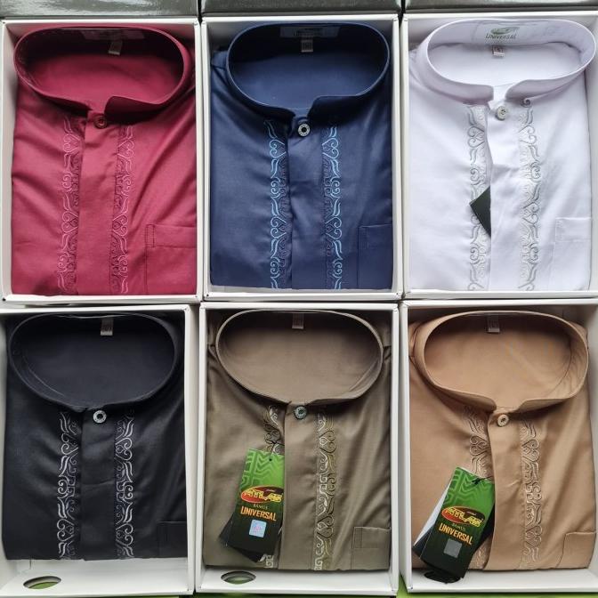 Baju koko Atlas Lengan panjang