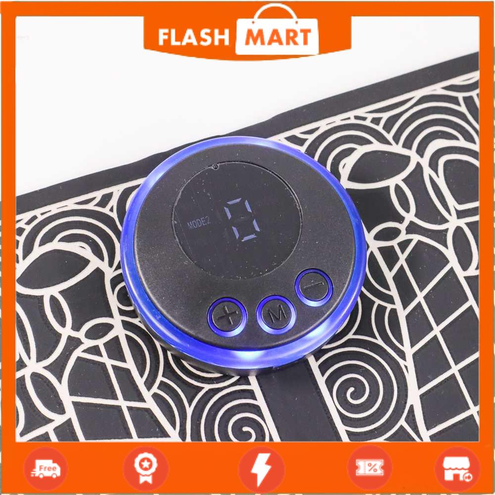 FLASHMART Pemijat Kaki Elektrik Pulse EMS Muscle Mat Massager - EMS14