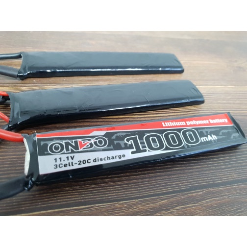 Sugus Lipo 3s 11.1v 1000mah 20-40c 3packs Airsoft Onbo Power