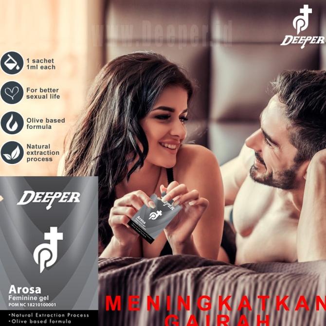 HEMAT DIKANTONGG DEEPER AROSA SACHET GEL VITALITAS WANITA DEWASA BPOM (TERBARU)