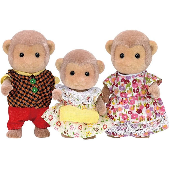 Diskon Spesial Mainan Koleksi Sylvanian Families Monkey Family New Termurah