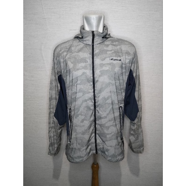 Jaket running Lafuma camo navy