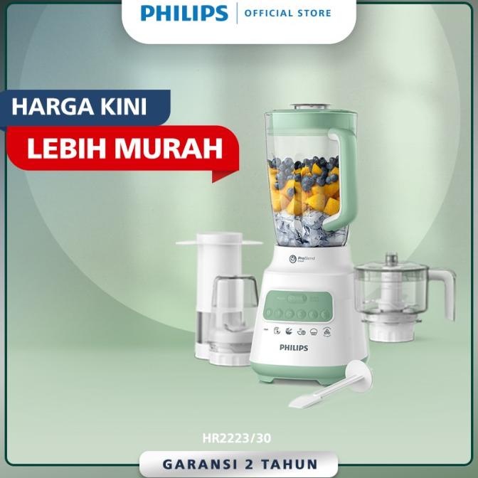 Philips Blender 5000 Series 2L Plastic - Green + Accessory HR2223/30