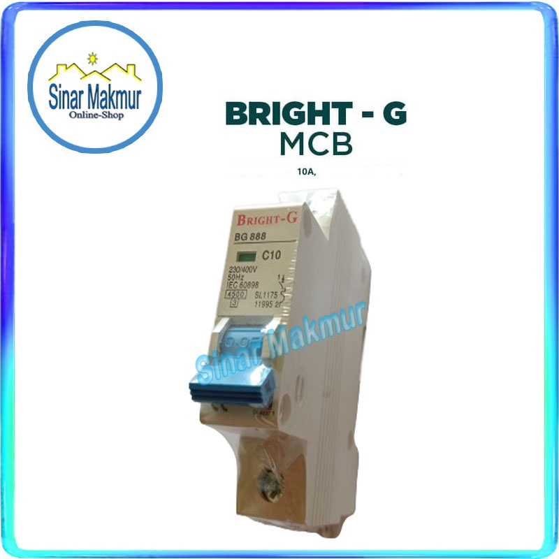 Saklar MCB 10A Ampere (BRIGHT-G)