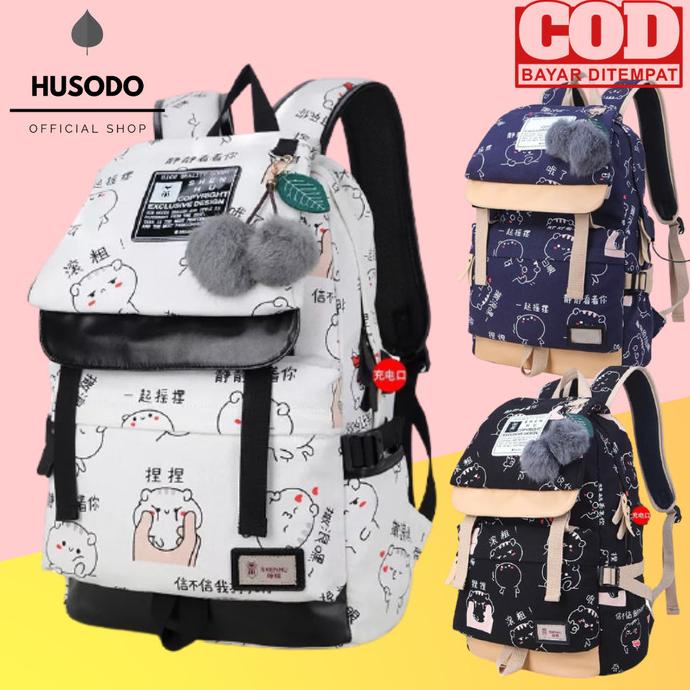 TAS ANAK SEKOLAH PEREMPUAN BTS TAS RANSEL BTS TAS GENDONG ANAK CEWEK