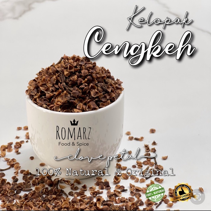 

KELOPAK CENGKEH ASLI PREMIUM 250gr BUNGA CENGKEH ANGKUP 250gr