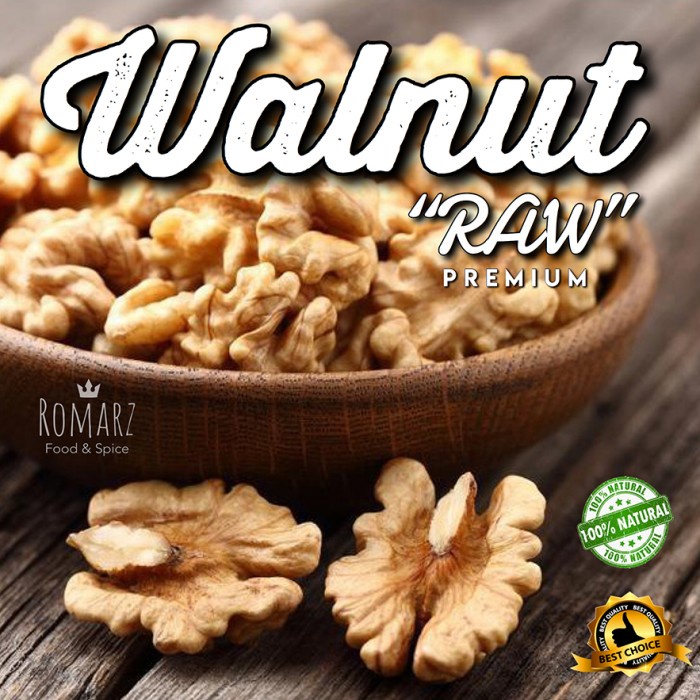 

WALNUT MENTAH 500 NATURAL RAW WALNUT NOT KACANG WALNUT ROASTED 500gr