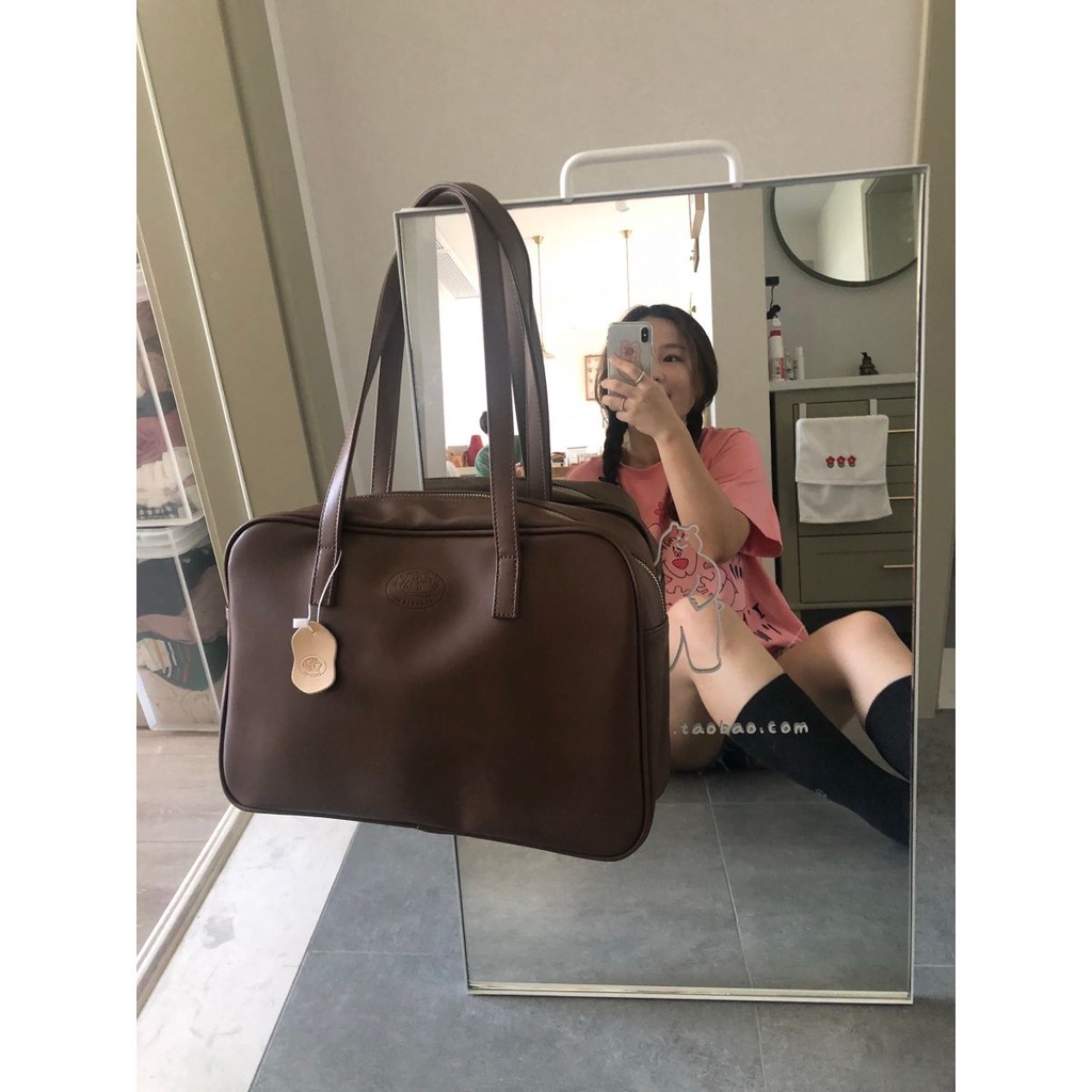 ♦☈☞Sera Your green IAC self-made Japanese and Korean college style commuter big bag college jk women s one-shoulder handbag female