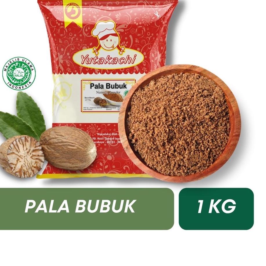 

Termurah✅Pala Bubuk Asli 1Kg Yutakachi / Biji Pala Bubuk / Nutmeg Powder / Bumbu Rempah Bubuk Murni Kualitas Premium Pusat Bumbu