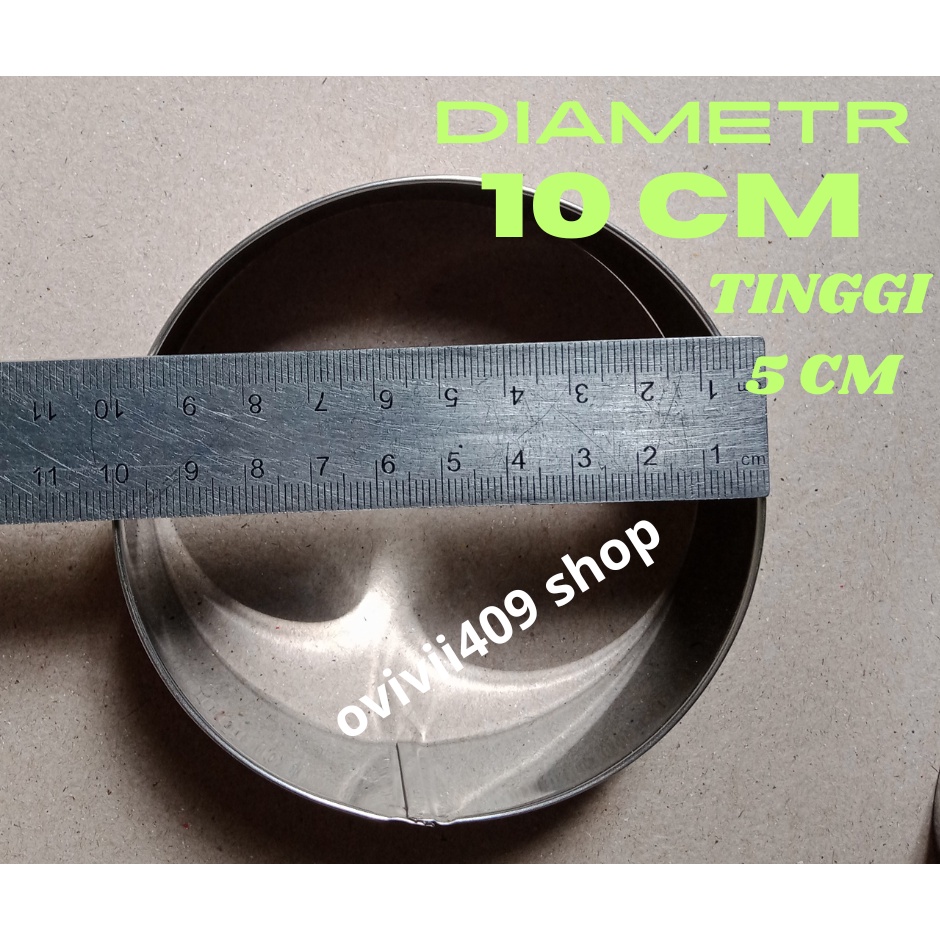 RING ROTI / RING BURGER / RING CUTTER 10 x 5 CM