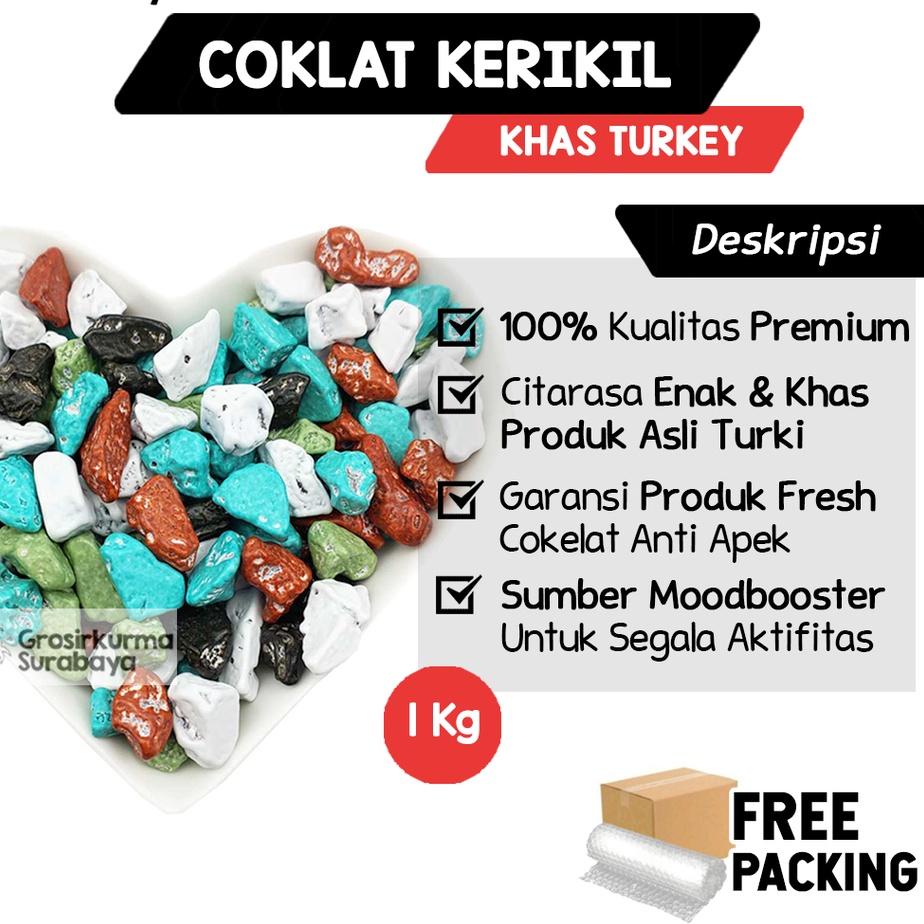 

Diskon✔️⭐Cokelat Kerikil Arab Premium 1kg Stone Chocolate Khas Turkey Untuk Moodbooster Lumer Dimulut Dimakan