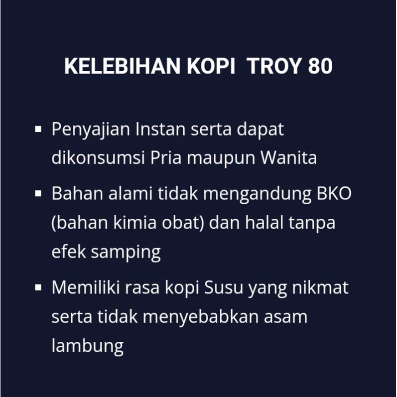 Kopi Troy 80 Rahasia Stamina Pria dewasa