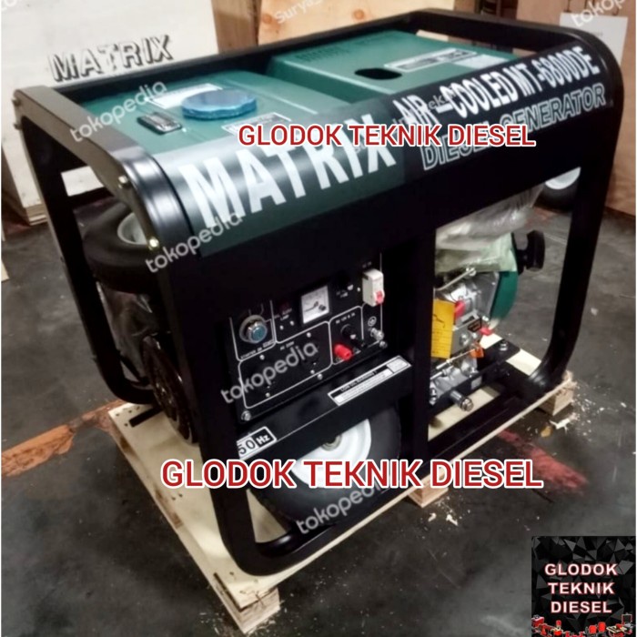Genset Diesel Solar 5000 Watt Mtx-7000De Matrix Heavy Duty #Original