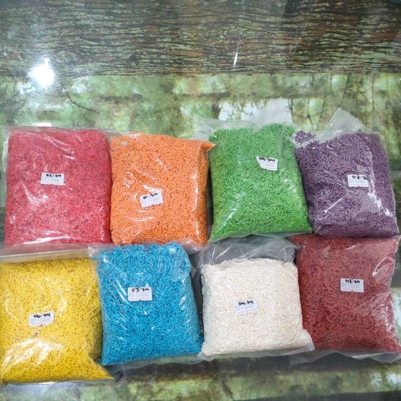 

meses warna warni L'agie Garuda repack 250gr