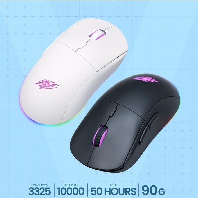 Mouse Gaming Wireless RGB Dual Mode Sades Oculus