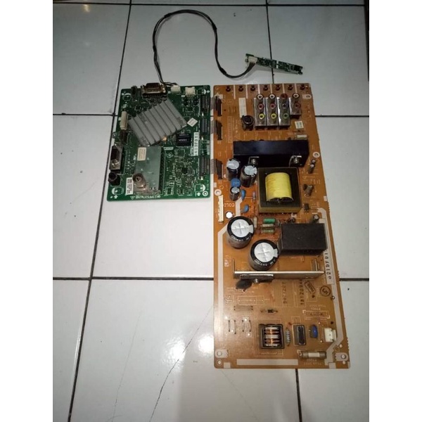MESIN MB MAINBOAR MODUL MAINBOAR PSU POWER SUPLY SUPPLY REGULATOR TV SHARP 32M300 - 32M300M