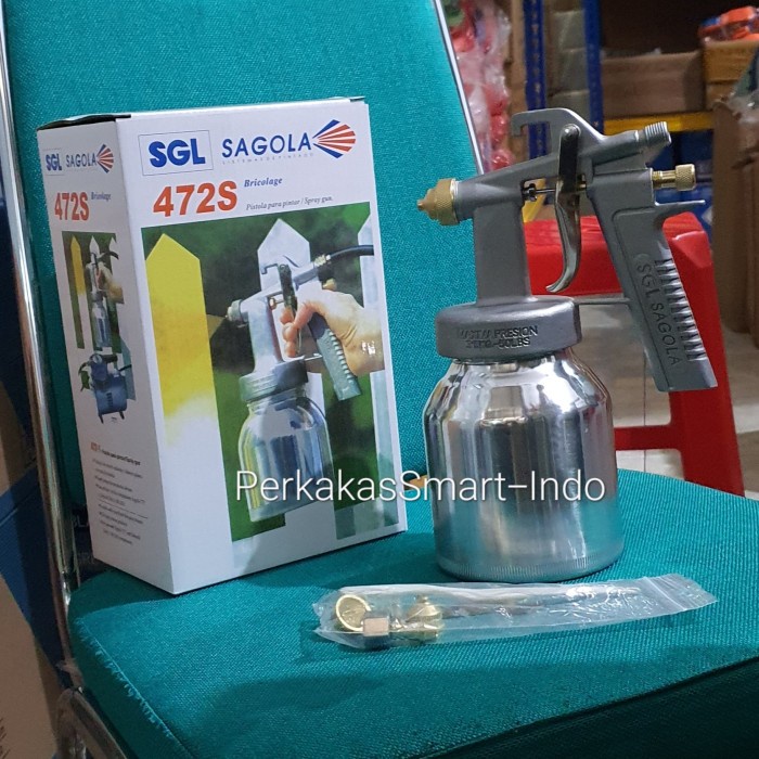 Sagola Spray Gun 472/Alat Semprot Cat Tabung Bawah 472S #Original