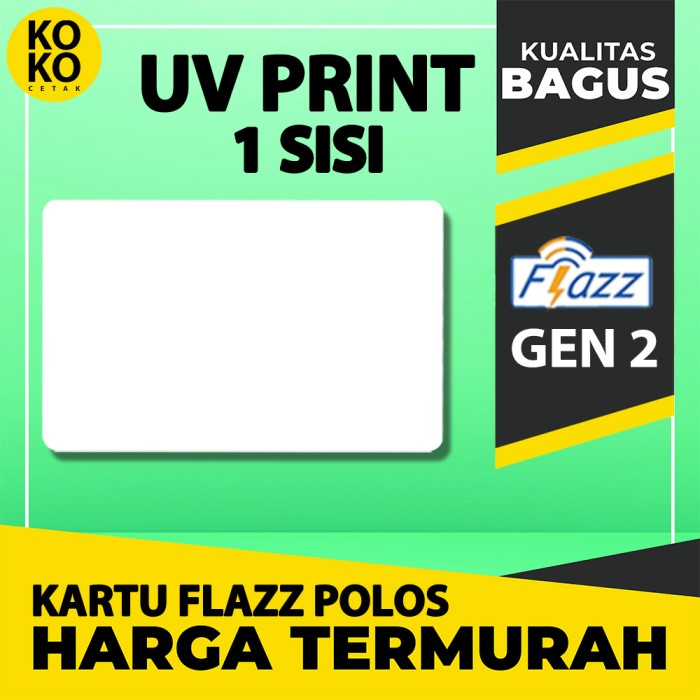 KARTU FLAZZ BCA POLOS PUTIH / GEN 2 FLAZZ POLOS GEN 2 POLOSAN ARRIVAL