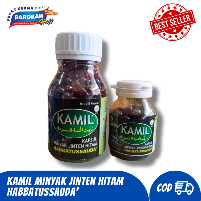 Kamil Jinten Hitam Habbatussauda' 210 kapsul