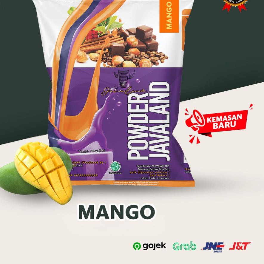 

Limited✔️Bubuk Minuman Bubble Powder Drink Mangga / Mango ORIGINAL Javaland 1kg