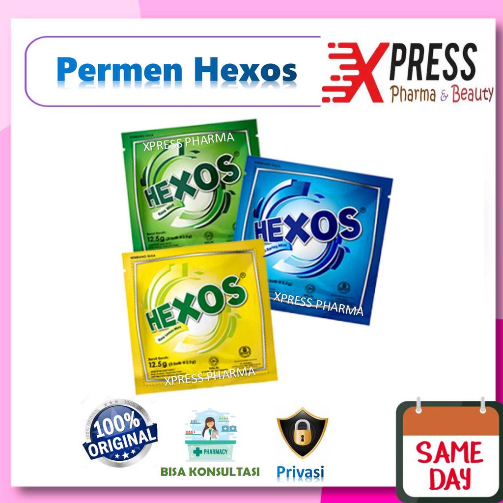 

⚡XPRESS⚡ Permen Hexos Pelega Tenggorokan Sakit