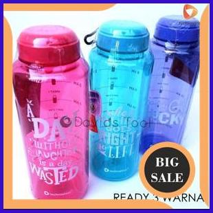Botol Minum Bpa Free Plastik Sport Tumbler Quotes Technoplast Z804Z3