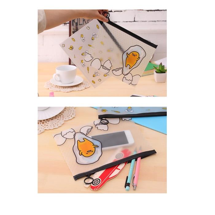 

CIVETO PF11 Korea Egg Cartoon A5 Stationery Pencil Case / Tempat Pensil