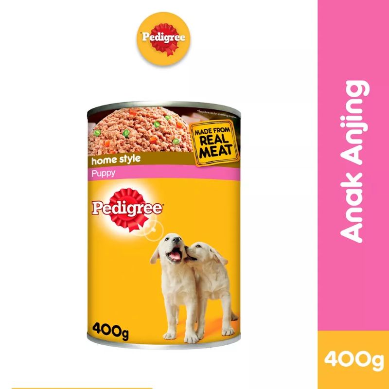 Pedigree Puppy Kaleng 400gr - Makanan Basah Anak Anjing Puppy Dog Wet Food