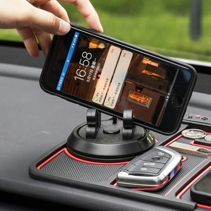 BAROKAH GAMIS Multifungsi Dashboard mobil Mini gps car holder hp handhphone