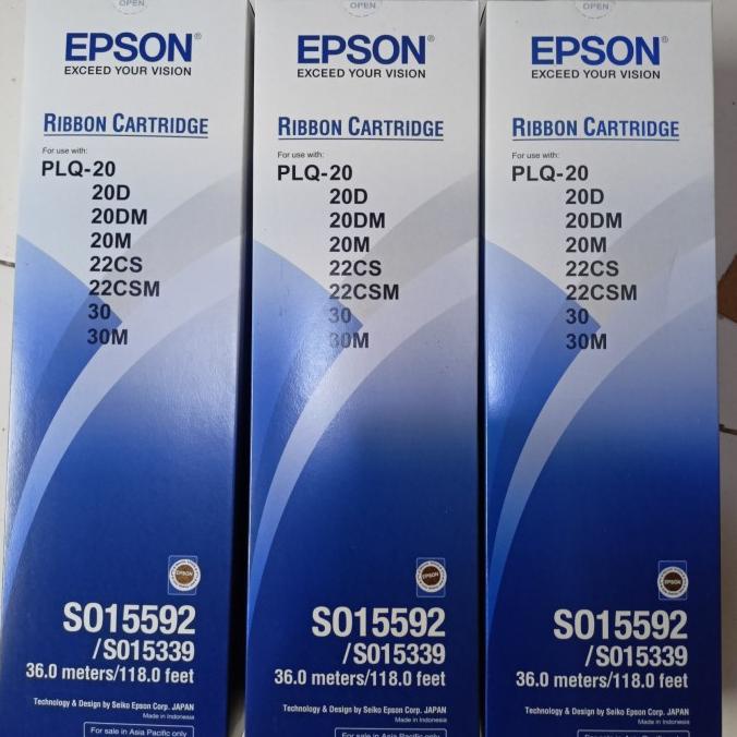 Epson Ribbon Cartridge Pita PLQ 20/ Epson PLQ20 Original PLQ-20 PLQ-20