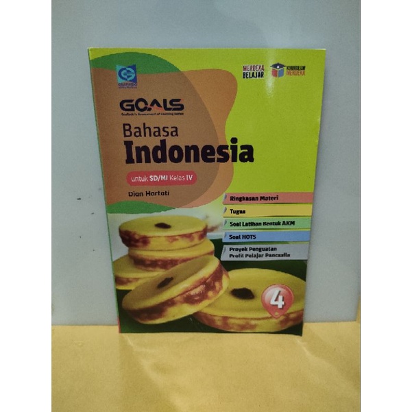 buku goals bahasa Indonesia untuk SD kelas 4 K merdeka grafindo