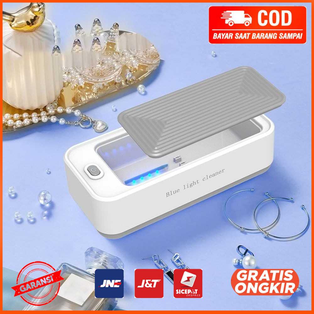 Pembersih Kacamata Perhiasan Ultrasonic with Blue Light AB1