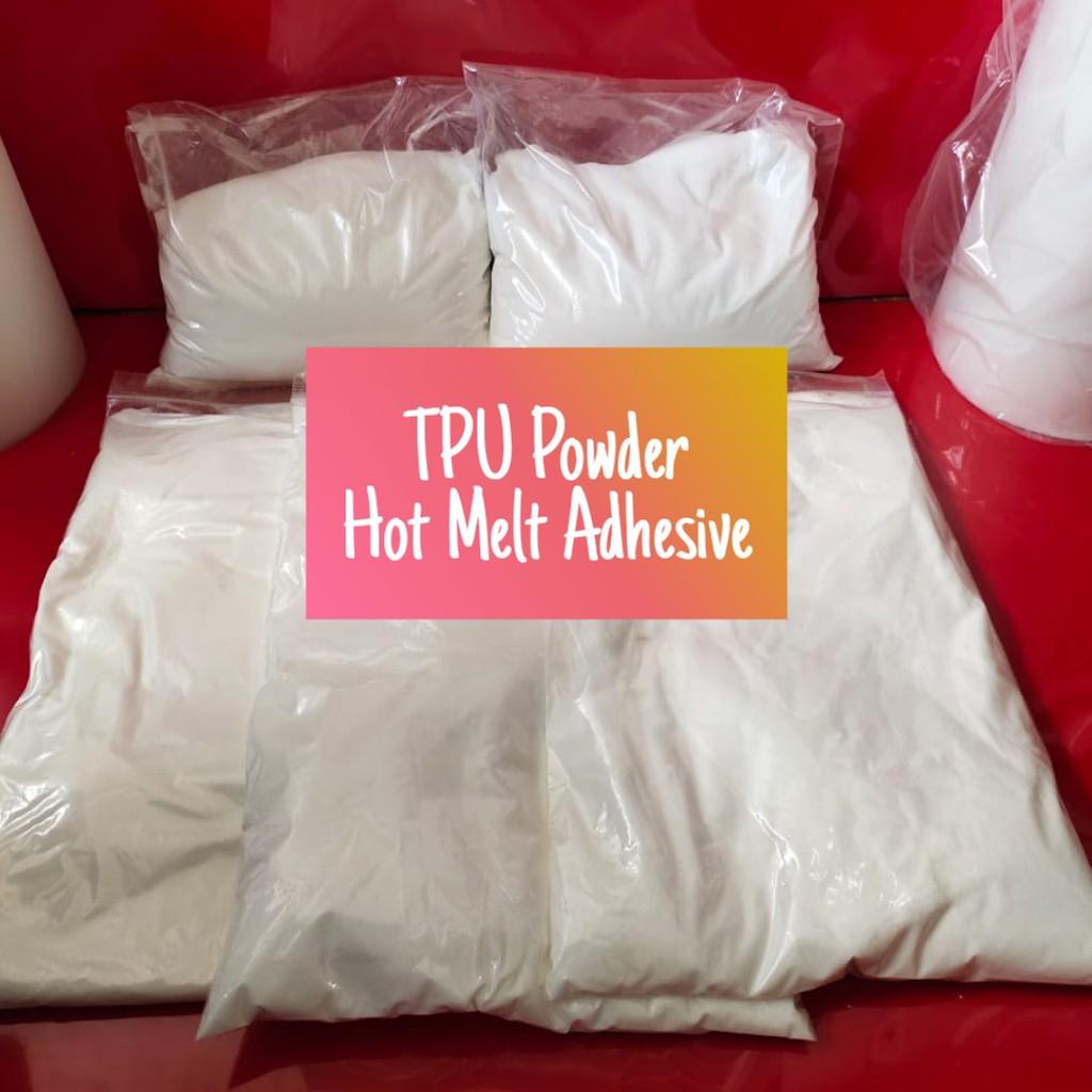 

TPU Hot Melt Adhesive Powder Sablon DTF / Bubuk Transfer PET Film 1 Kg