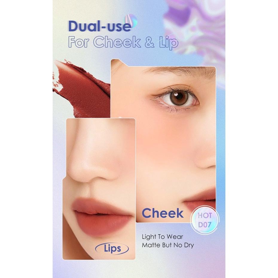 FOCALLURE Creamy Lip & Cheek Duo FA266 | 12 Colors Velvet Matte Lip Mud Lipstick Lip Gloss Lip Balm 