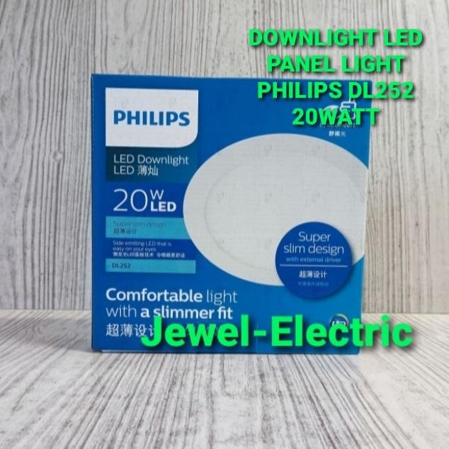 Lampu Downlight Philips DL252 20w/20watt Led Panel Light Philips Inbow